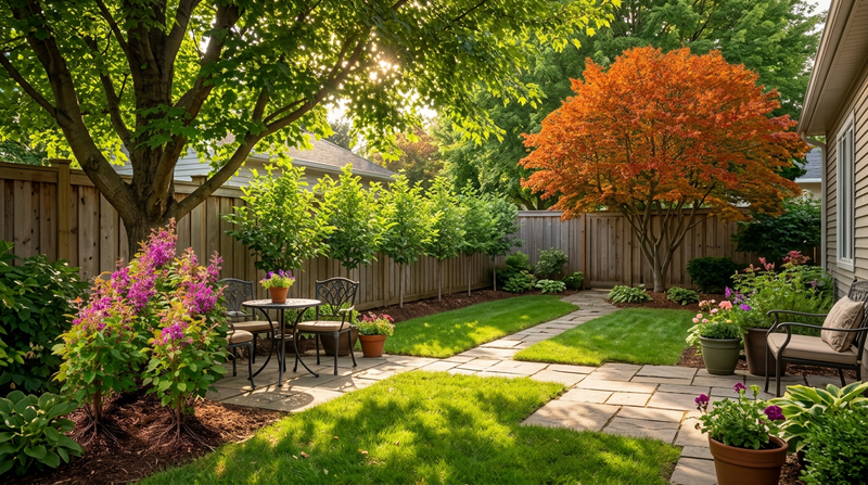 Complete Summer Shade Trees for Small Backyards