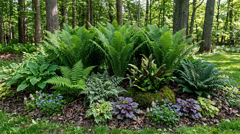 Ostrich Fern Shade Plan: 7 Plant Pairings for Yards